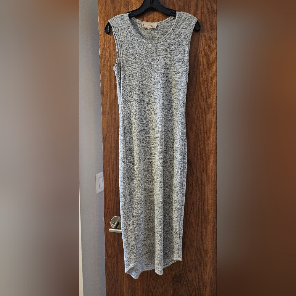 Philosophy Grey Sleeveless Knit Dress Extra Small